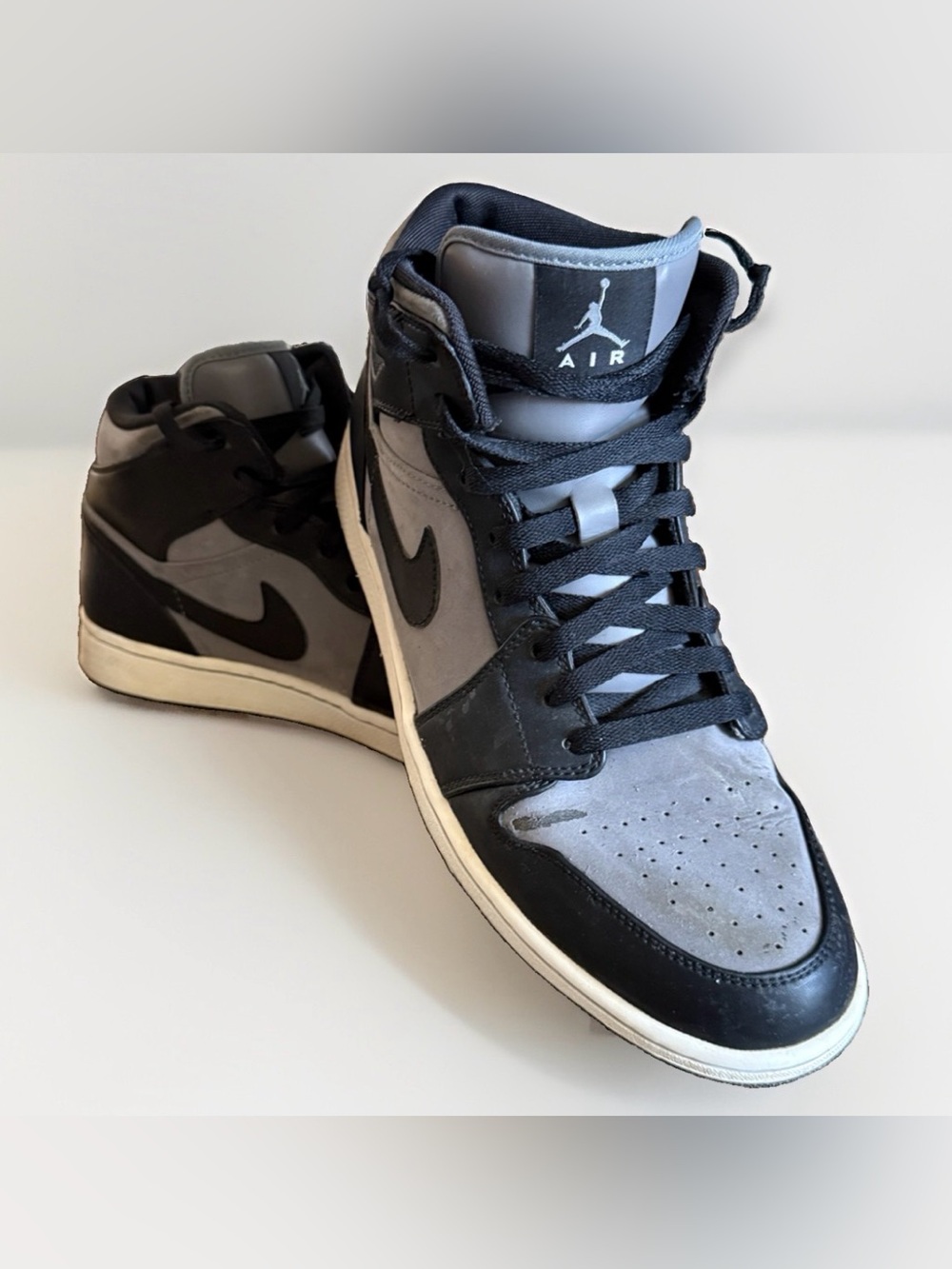 2012 Air Jordan 1 Phat Mid Cool Grey Men’s 12